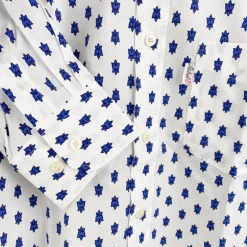 Chemise homme provençal mosca bleu et blanc