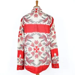 Chemise épis de blé rouge