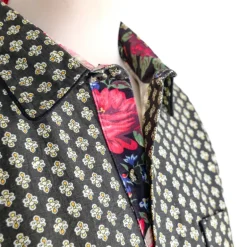 Chemise provençale à bordures fleuries