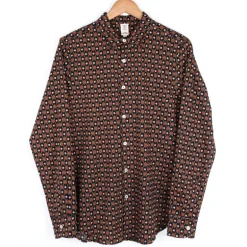Chemise provençale treille noir