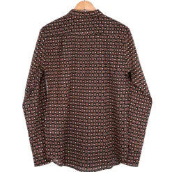 Chemise provençale treille noir