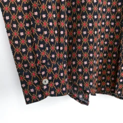 Chemise provençale treille noir