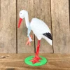 Cigogne qui hoche la tête