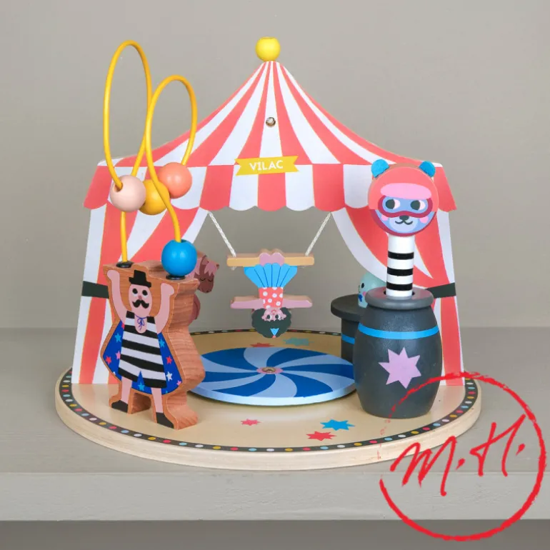 Cirque d'éveil en bois