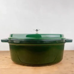 Cocotte en fonte Vert Basilic