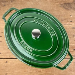 Cocotte en fonte Vert Basilic