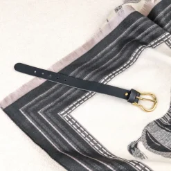 Coffret écharpe et son bracelet en cuir