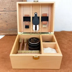 Coffret cirage en hêtre Saphir Médaille d'or