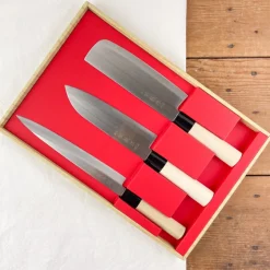 Coffret 3 couteaux japonais