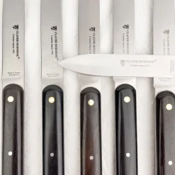 Coffret de 6 couteaux à steak manche ébène