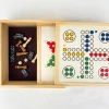 Coffret de jeux de plateau en bois