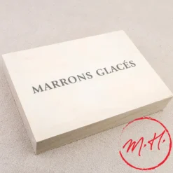 Coffret en bois 8 marrons glacés