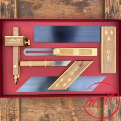 Coffret luxe 5 outils de menuiserie