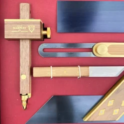 Coffret luxe 5 outils de menuiserie
