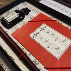 Coffret partition encre et plume
