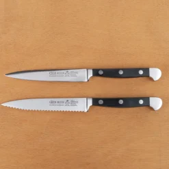 Couteau Alpha à lame pleine soie