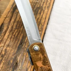 Couteau Higonokami laiton brun