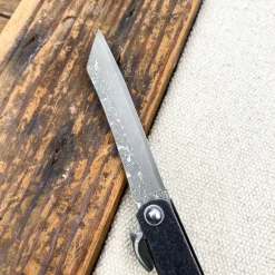 Couteau Higonokami lame damas