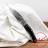 Couteau pliant Corne de buffle et argent