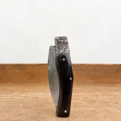 Couteau pliant Corne de buffle et argent