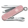 Couteau Suisse onglier en aluminium gaufré