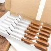 Couteaux chien caramel (x6)