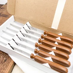 Couteaux chien caramel (x6)