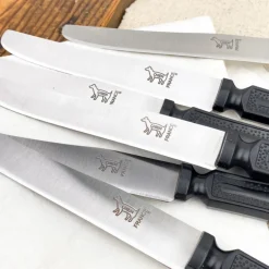 Couteaux chien noir (x6)