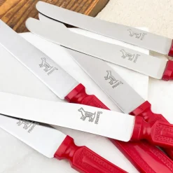 Couteaux chien rouge (x6)
