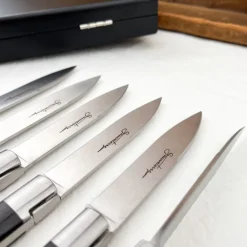 6 couteaux de table Sauveterre ébène