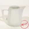 Crémier porcelaine blanche filet or