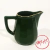 Crémier porcelaine vert empire filet or