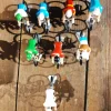 Cycliste peint