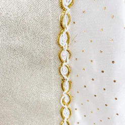 Déguisement robe de princesse dorée à cape