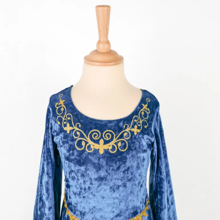 Déguisement robe Guenièvre bleue