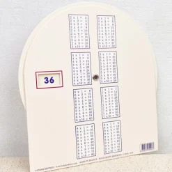 Disque table de multiplication