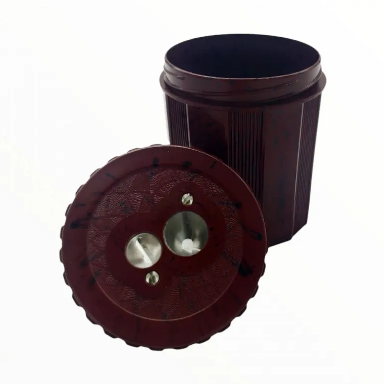 Double taille-crayon bordeaux