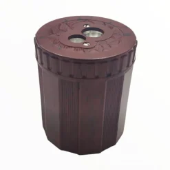 Double taille-crayon bordeaux