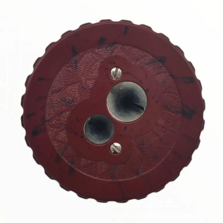 Double taille-crayon bordeaux