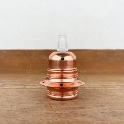 Douille E27 en métal double bague