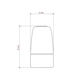 Douille E14 en porcelaine