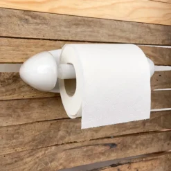 Dérouleur papier toilette en porcelaine