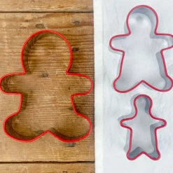 Emporte-pièce bonhomme en pain d'épices x3