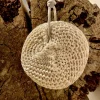 Eponge bain naturelle coton