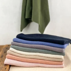 Essuie-main en tricot coloré