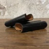 Etui à cigares en cuir noir