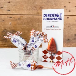 Etui de 10 sucettes Pierrot Gourmand au Caramel