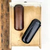 Etui à lunettes en cuir moulé