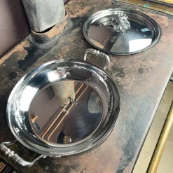 Faitout en inox martelé