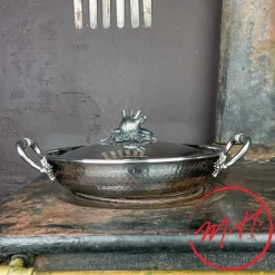 Faitout en inox martelé